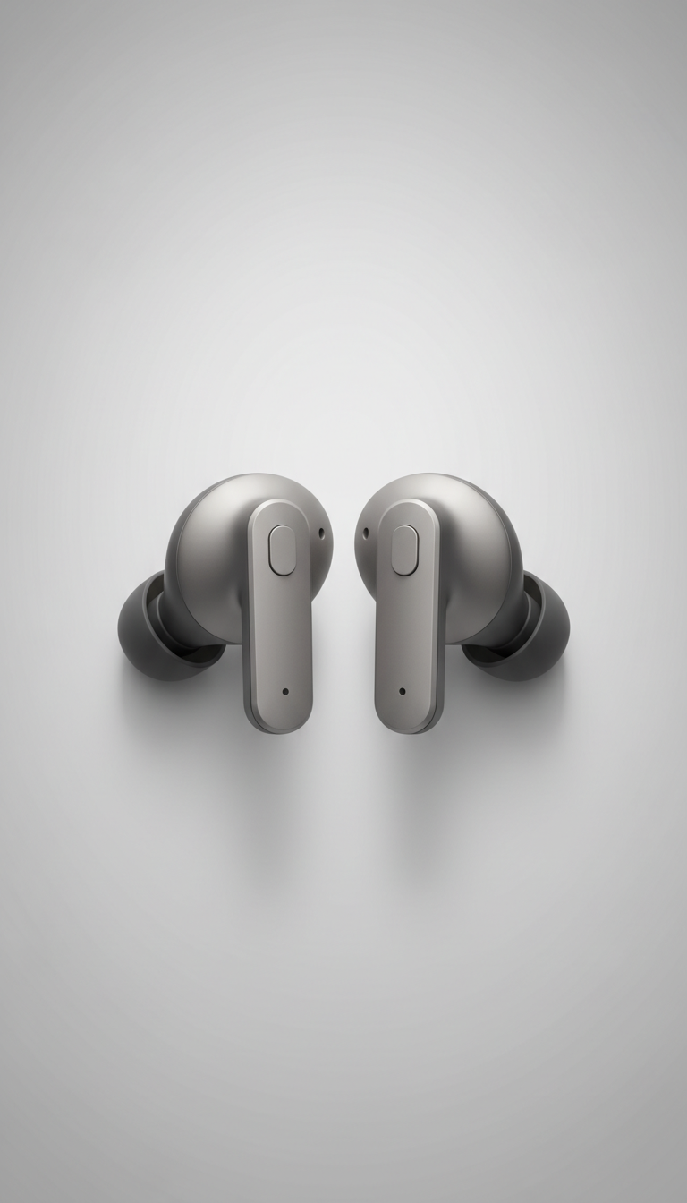 Auriculares inalámbricos vidrio esmerilado